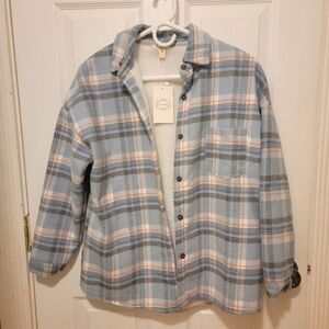 Camisa fleece lined flannel jacket NWT